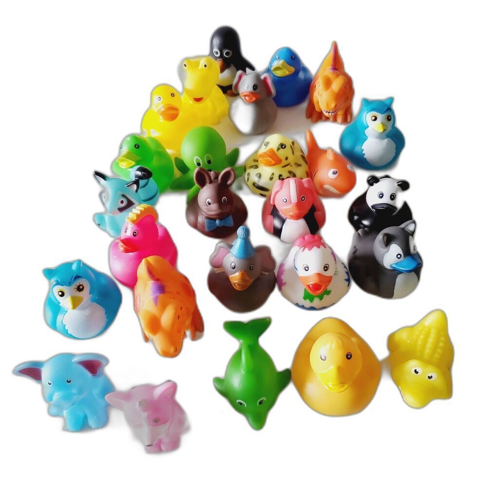 Duck and Assorted Figurines Bundle  26 pcs GUC